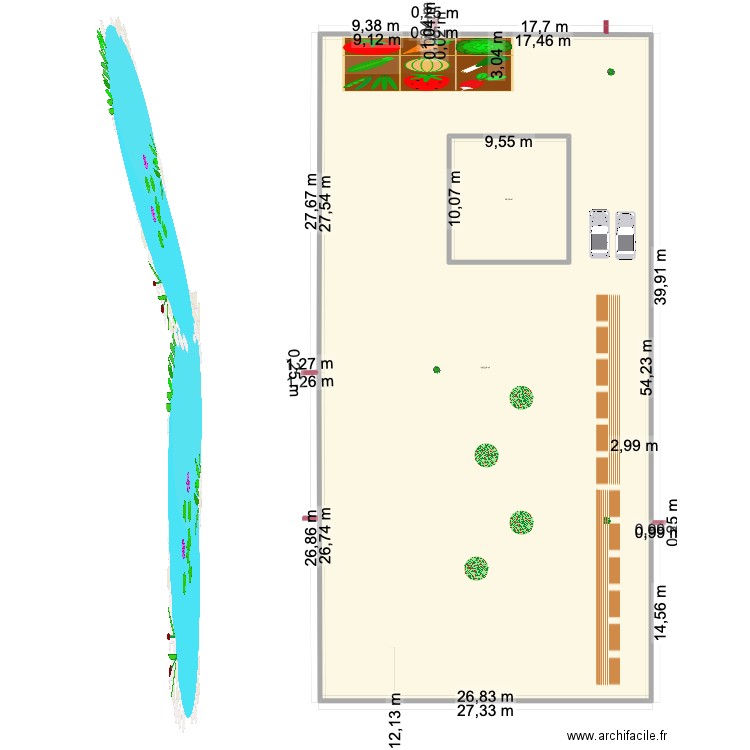 Chaum1v2DOSSIER. Plan de 2 pièces et 1555 m2