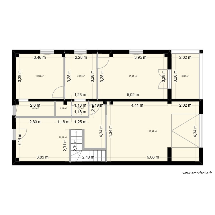 Rez-de-jardin V2. Plan de 0 pièce et 0 m2 Rez-de-jardin V2. Plan de 0 pièce et 0 m2