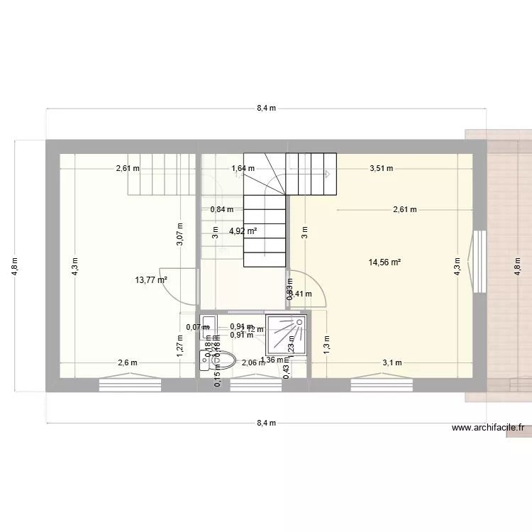 Fontenayrenov. Plan de 7  et 111 m²
