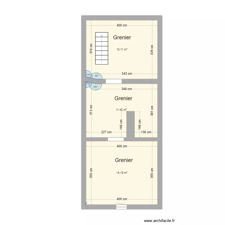 Montigny Grenier. Plan de Montigny Grenier. Plan de