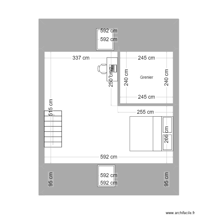 Sombreffe, chaussée de Nivelles 149. Plan de 15 pièces et 151 m2