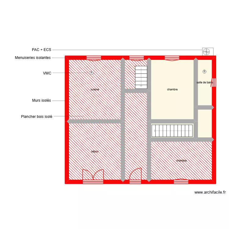 anca RDC étape 2. Plan de 9 et 69 m² anca RDC étape 2. Plan de 9 et 69 m²