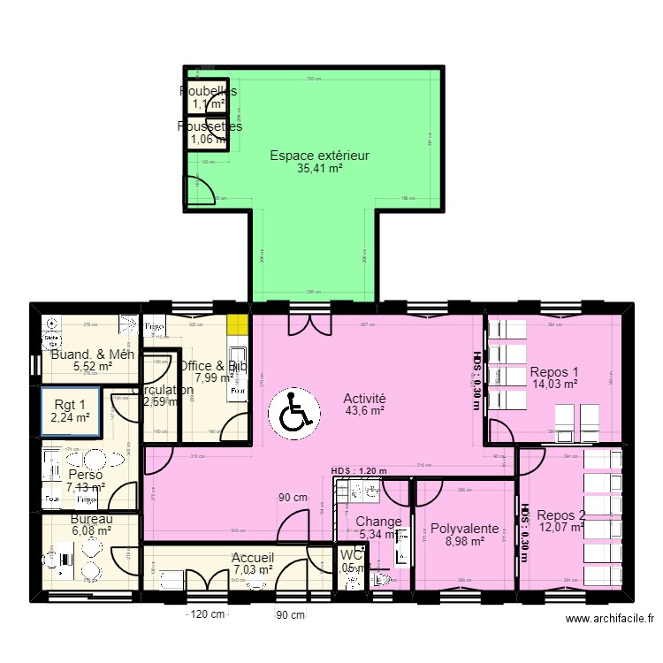 Bourg-en-Bresse 01BB306H PROJET ArL 271223 POST PMI Mak_. Plan de 0 pièce et 0 m2