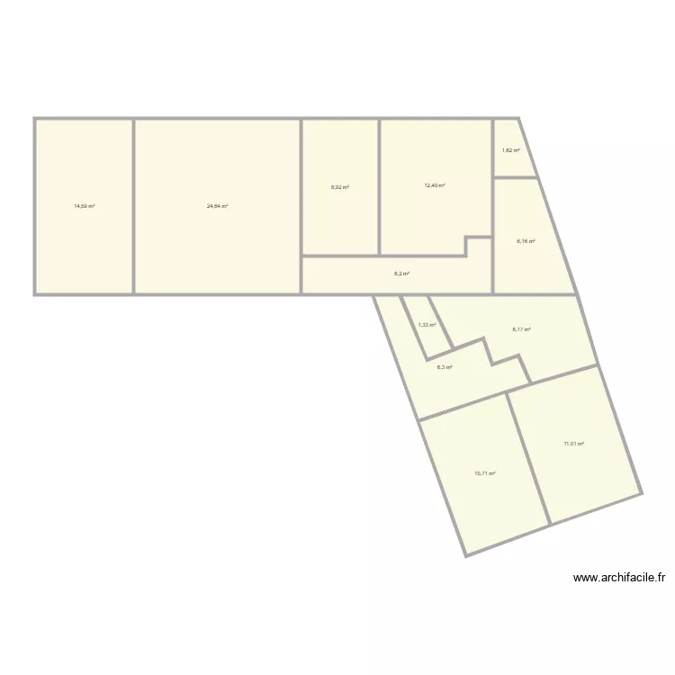 MALLET VERGE. Plan de 12  et 112 m²