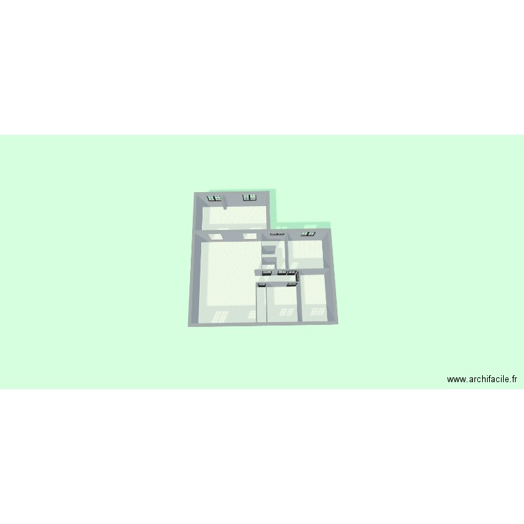maison 2025. Plan de 3 pièces et 102 m2