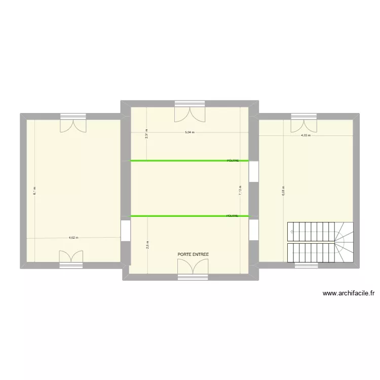 DUFOIX GROUET. Plan de 
