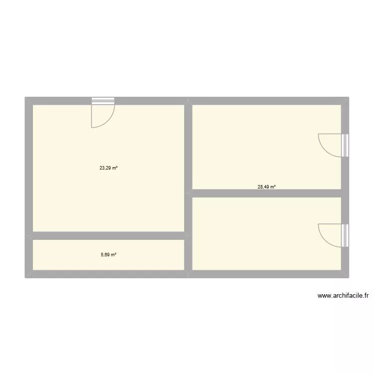 luna. Plan de 3 pièces et 57 m² luna. Plan de 3 pièces et 57 m²