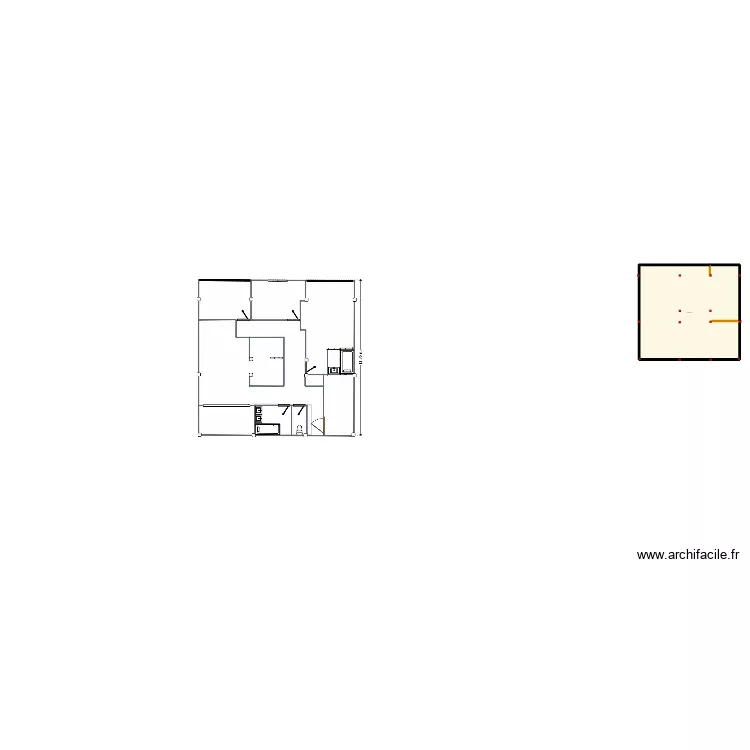 ELECTRICITE. Plan de 5  et 135 m²
