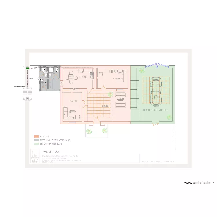 Plan implantation Evacution eaux usées. Plan de Plan implantation Evacution eaux usées. Plan de