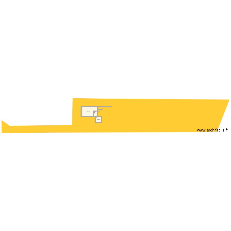 depart 5. Plan de 3 pièces et 78 m2