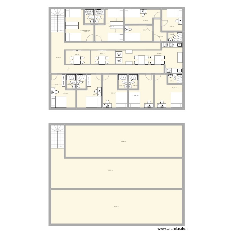 terreno 54  con 50. Plan de 0 pièce et 0 m2