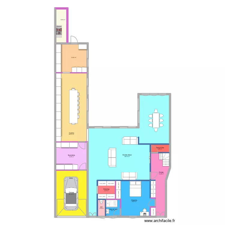 CHATEAUBRIAND PRO V1 RDC. Plan de 