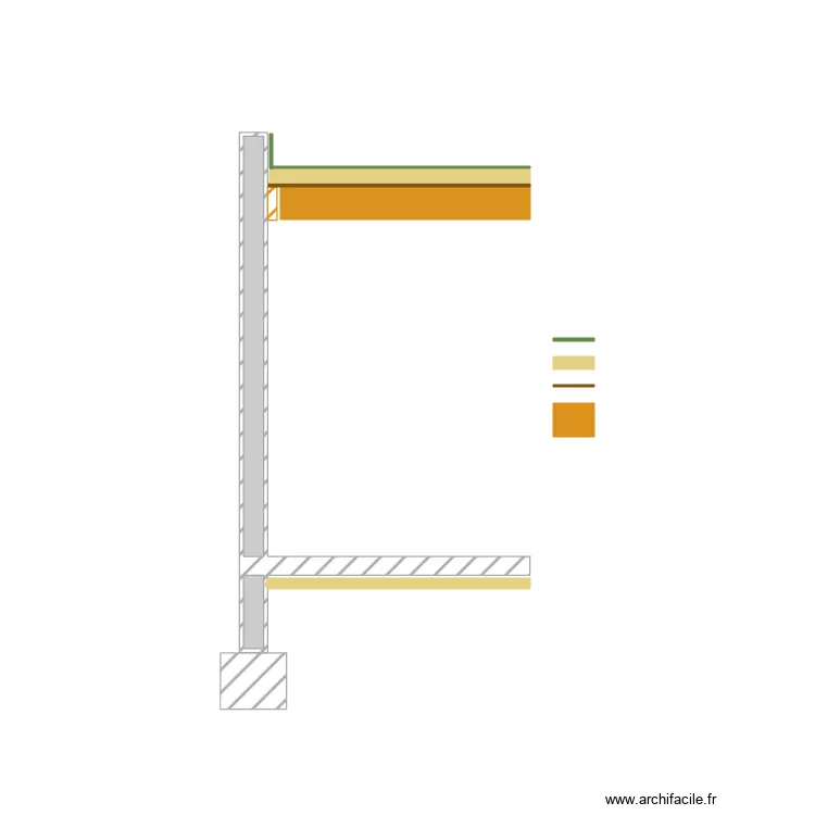plan de coupe extension. Plan de 