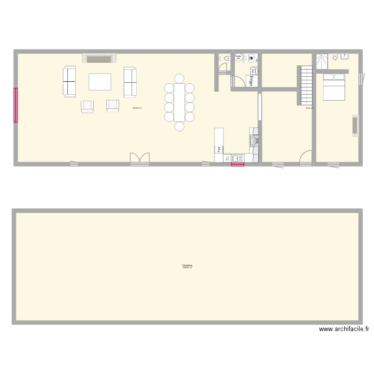 677 Les Sauvades. Plan de 3 pièces et 394 m2