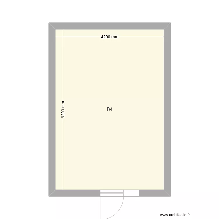 Local v&eacute;lo B&acirc;timent 4. Plan de 