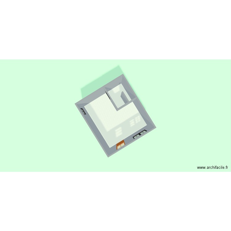 Pleuven 2. Plan de 1 pièce et 18 m2