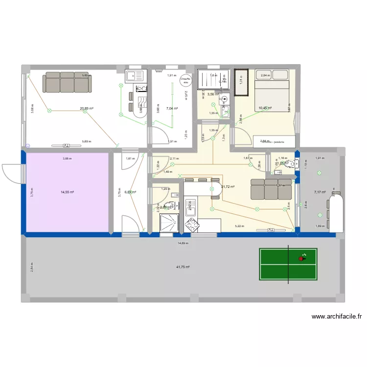 PROJET FAB et JO V2. Plan de 11 et 137 m² PROJET FAB et JO V2. Plan de 11 et 137 m²
