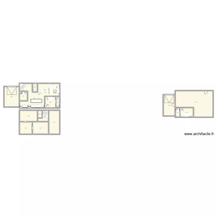 G&eacute;menos. Plan de 16  et 206 m²