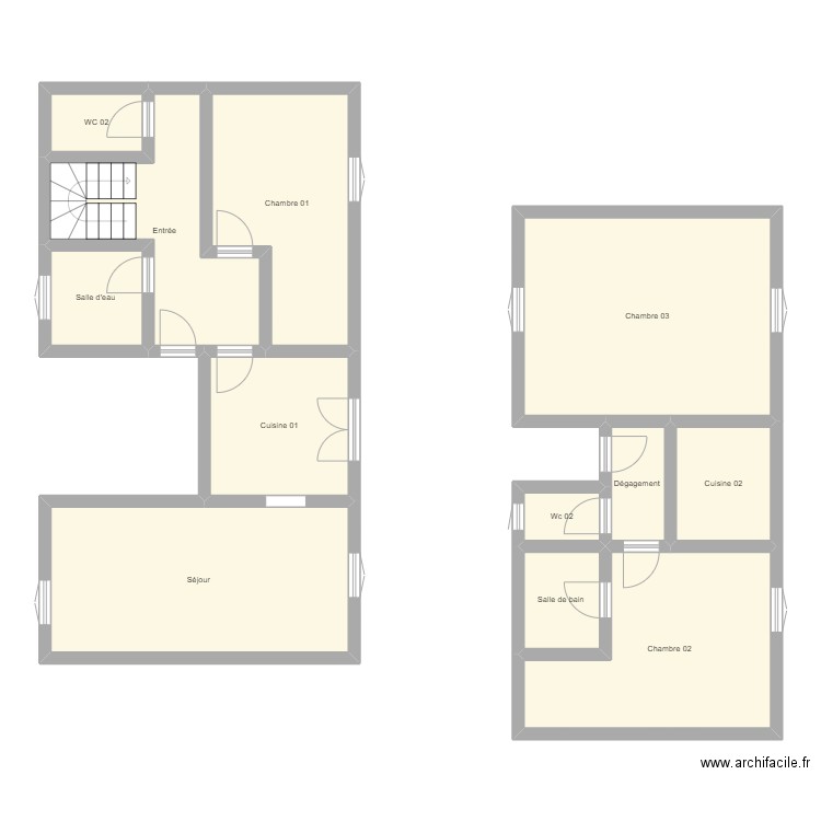 350601866. Plan de 12 pièces et 121 m2