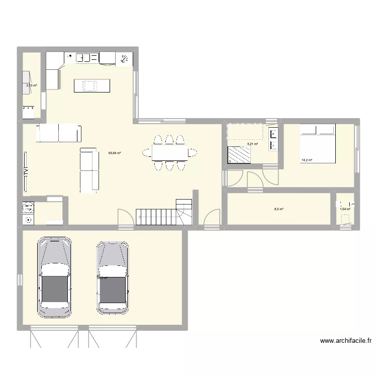 Notre future maison ❤️. Plan de 7  et 137 m²