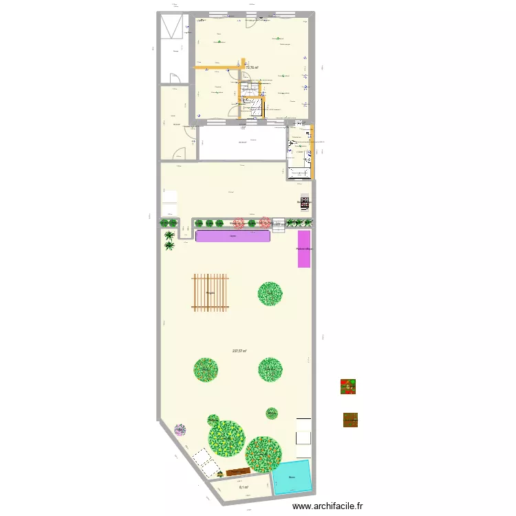 Maison Bressuire - plan RDC consolidé. Plan de Maison Bressuire - plan RDC consolidé. Plan de