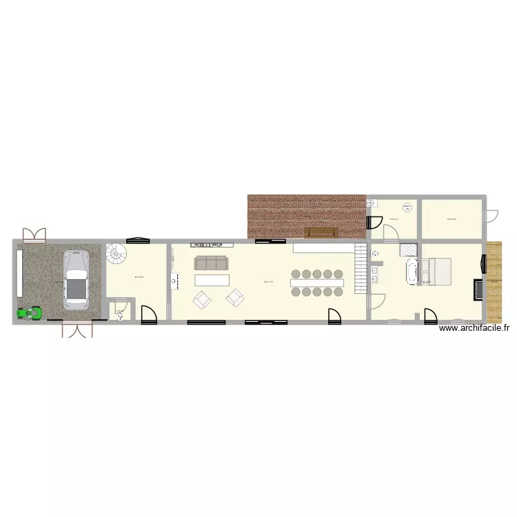 La pointe 4. Plan de 11 Pièces et 243 m² La pointe 4. Plan de 11 Pièces et 243 m²