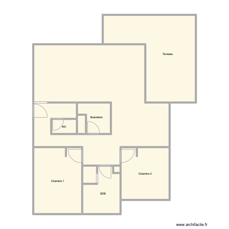 Ciney97-Etage1. Plan de 0 pièce et 0 m2 Ciney97-Etage1. Plan de 0 pièce et 0 m2