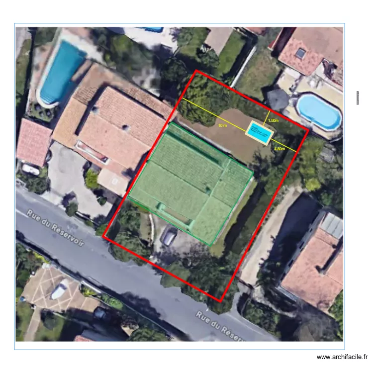 piscine 3. Plan de 
