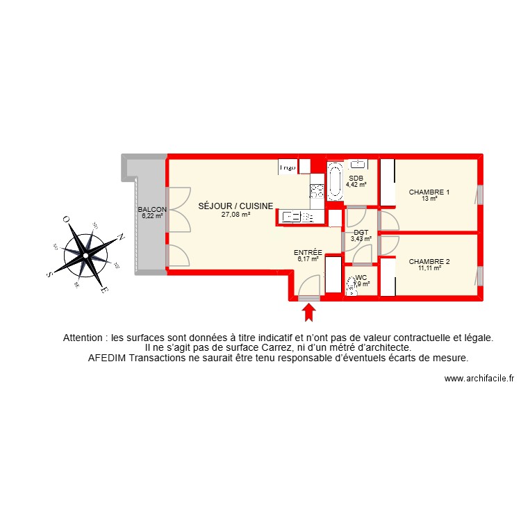 BI18271. Plan de 12 pièces et 108 m2