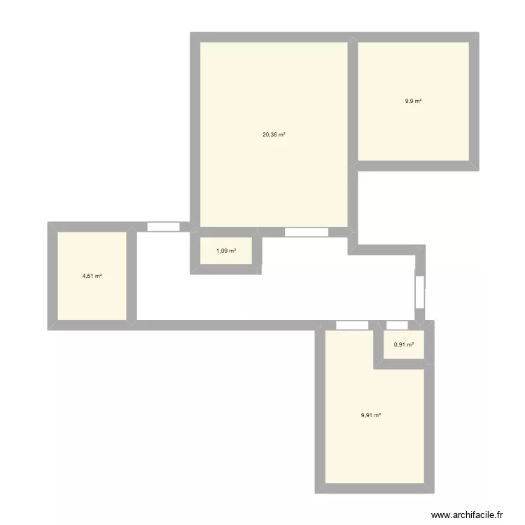 appartement cotentin. Plan de 6 et 47 m² appartement cotentin. Plan de 6 et 47 m²