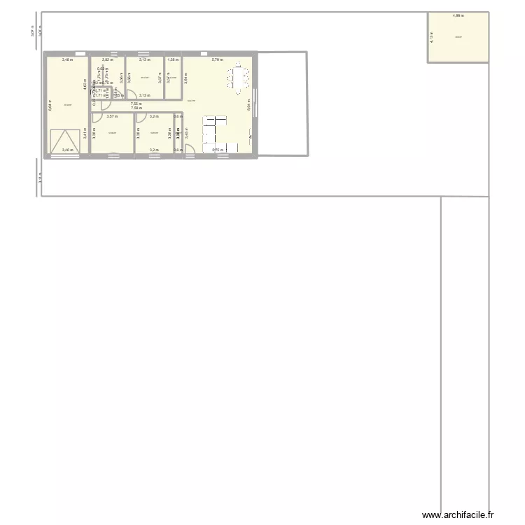 Trst. Plan de 8 pièces et 153 m² Trst. Plan de 8 pièces et 153 m²