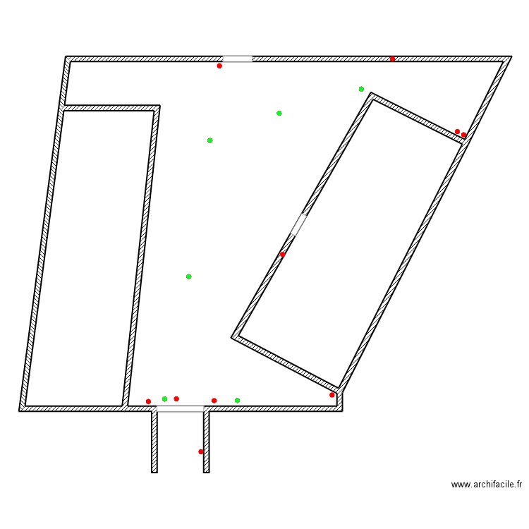 148 charenton. Plan de 3 pièces et 262 m2