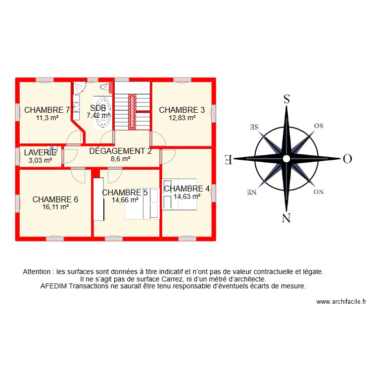 BI 29135-. Plan de 93 pièces et 2569 m2