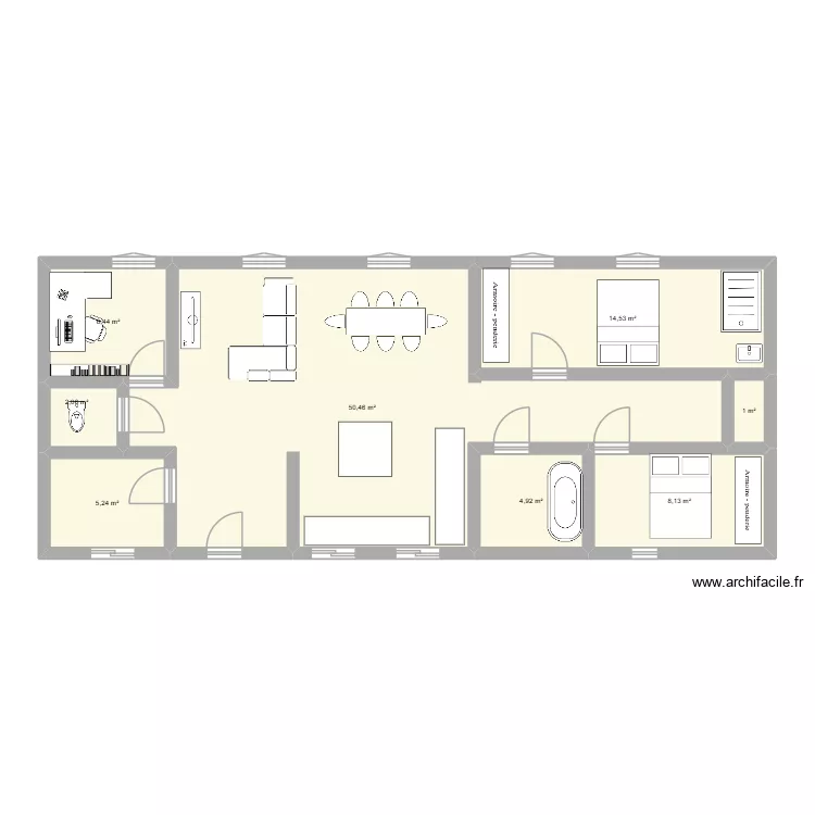 marie. Plan de 8 pièces et 93 m² marie. Plan de 8 pièces et 93 m²