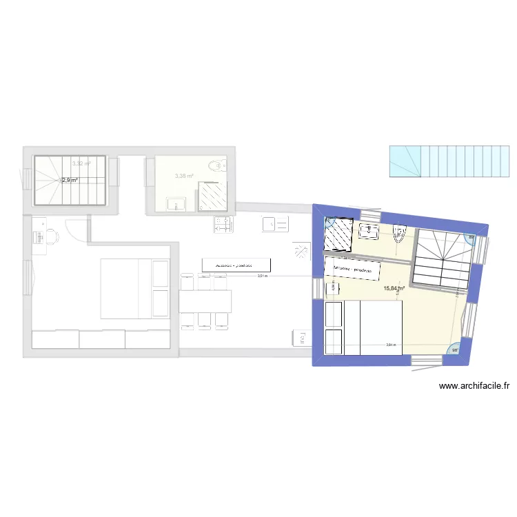 06 juillet 2026. Plan de 5 et 41 m² 06 juillet 2026. Plan de 5 et 41 m²