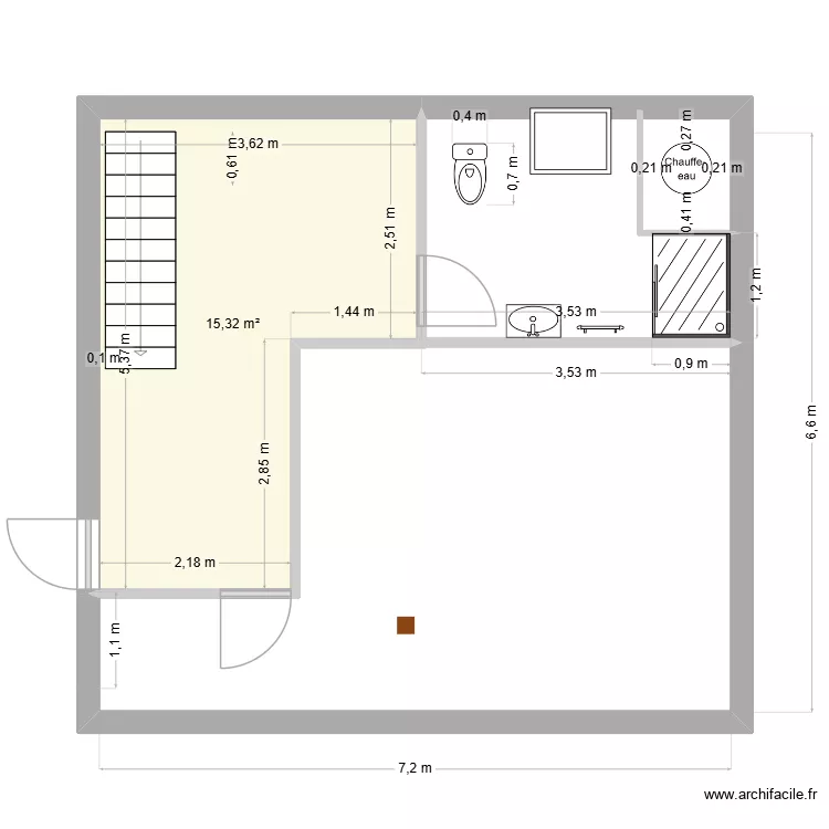 chambre qui fait peur 4. Plan de 