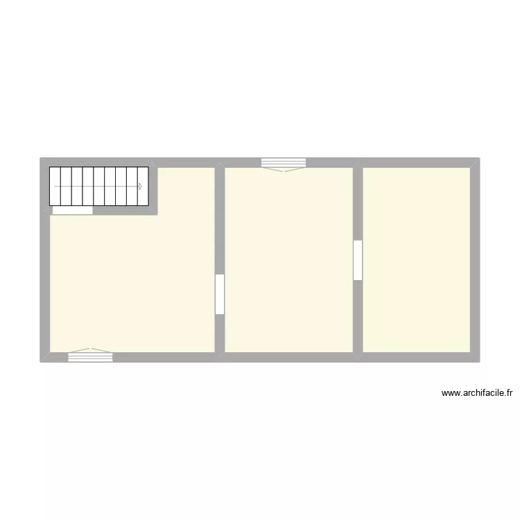DELAUNAY - LE VAUDREUIL. Plan de 
