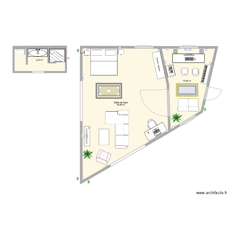 Studio ok_2. Plan de 0 pièce et 0 m2
