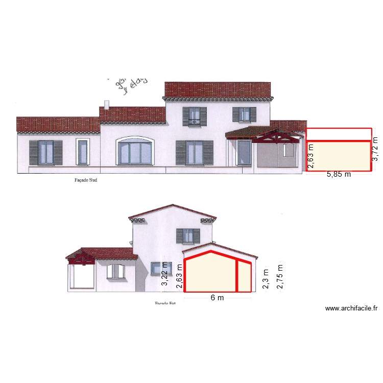 Profil 2. Plan de 0 pièce et 0 m2