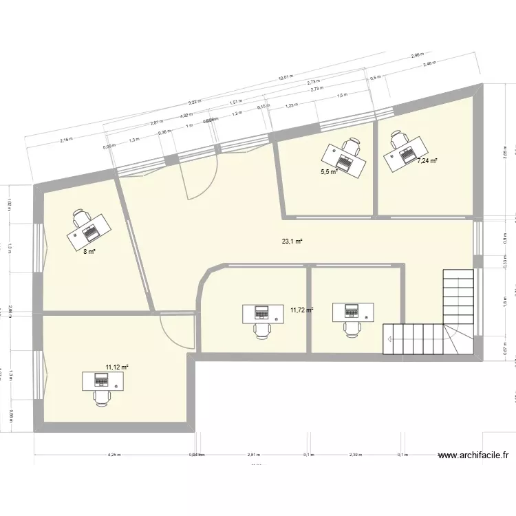 agencement AXA 2. Plan de 6 Pièces et 67 m² agencement AXA 2. Plan de 6 Pièces et 67 m²