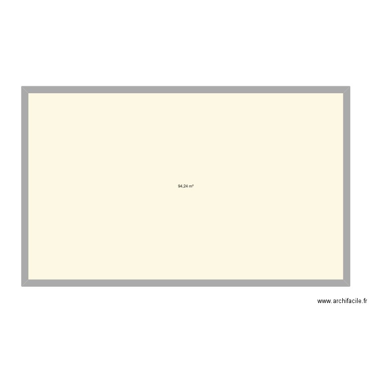 Maison Gael. Plan de 1 pièce et 94 m2