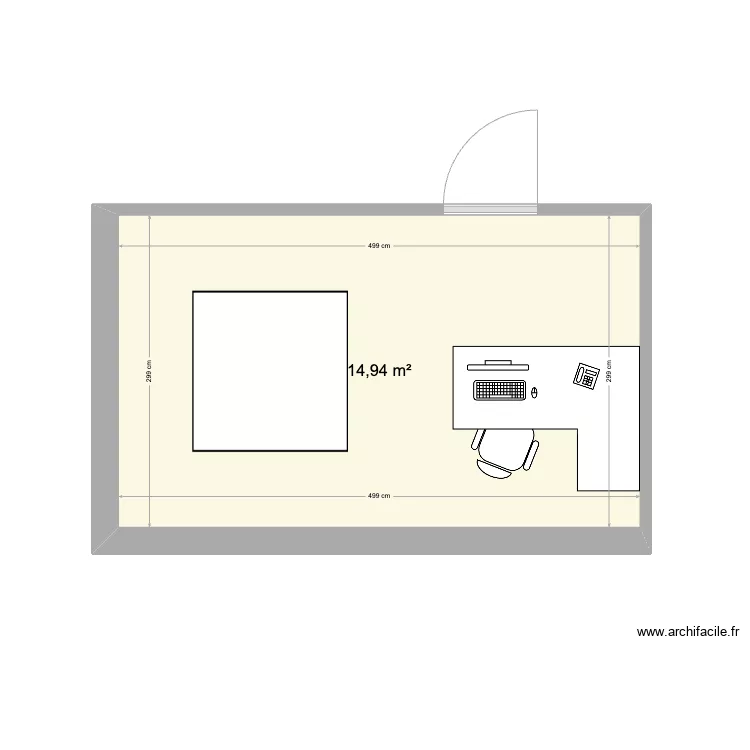 bureau. Plan de bureau. Plan de