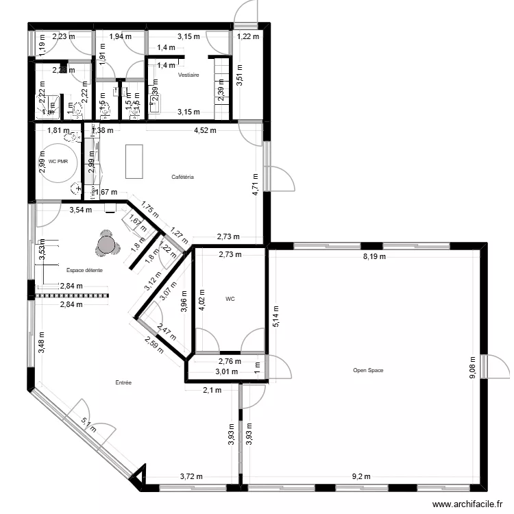 Projet Glazing - Projet 2. Plan de 14 et 216 m² Projet Glazing - Projet 2. Plan de 14 et 216 m²