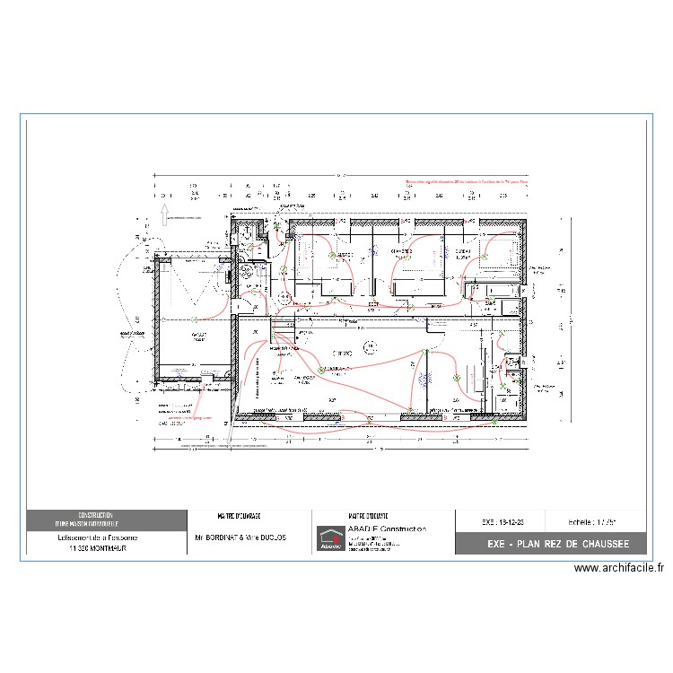 DUCLOS ABADIE. Plan de 0 pièce et 0 m2