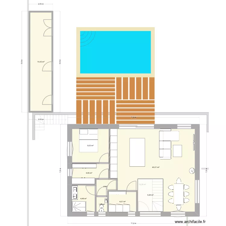 24-11 inversé std droite. Plan de 24-11 inversé std droite. Plan de