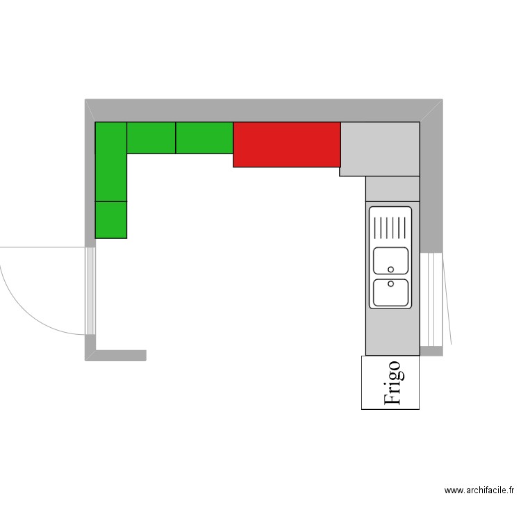 Cuisine meuble haut. Plan de 0 pièce et 0 m2