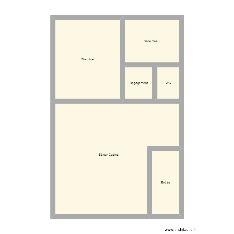 350602052. Plan de 6 pièces et 73 m2