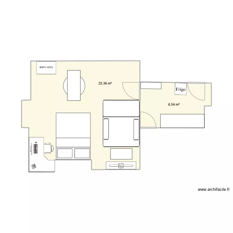 APPART MONTFORT v2. Plan de 2 et 32 m² APPART MONTFORT v2. Plan de 2 et 32 m²