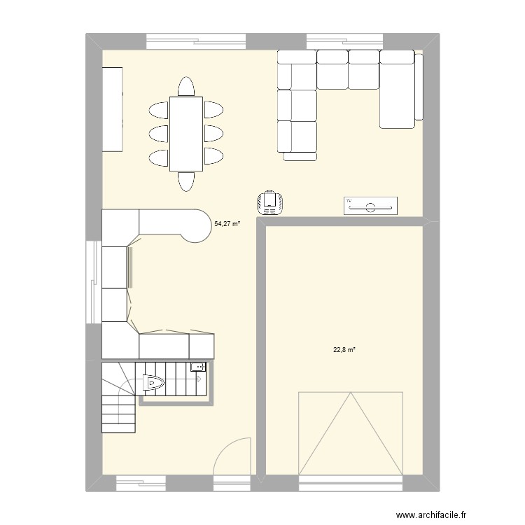 maison mitoyenne Paimpont. Plan de 0 pièce et 0 m2