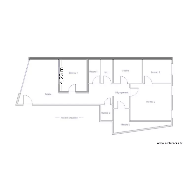 saint andre initial. Plan de 